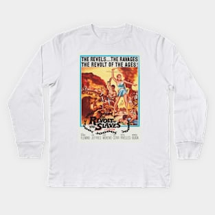 The Revolt of the Slaves Kids Long Sleeve T-Shirt